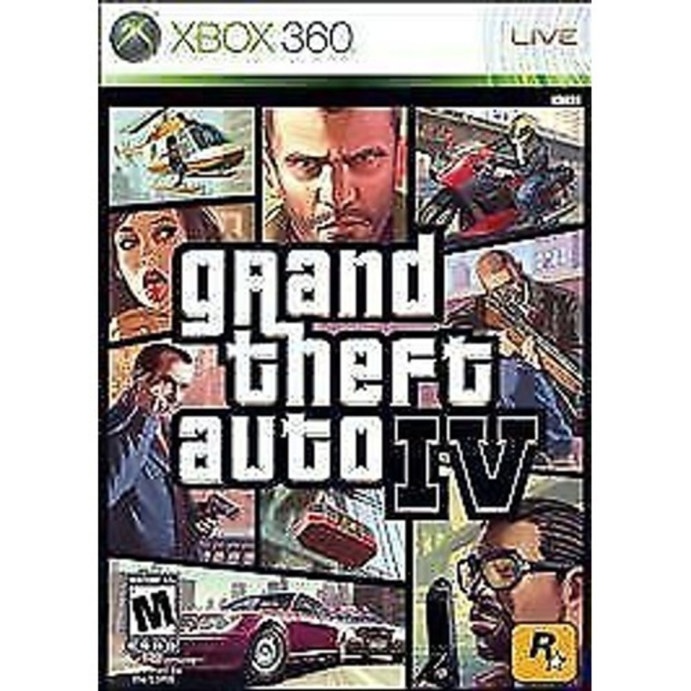 Grand Theft‎ Auto IV - Xbox 360 - Complete With Map And Manual